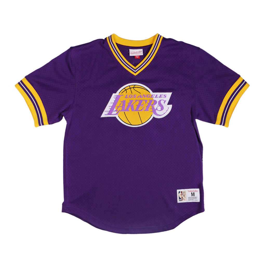 Los Angeles Lakers Unbeaten Mesh V-Neck (Purple) – West Wear
