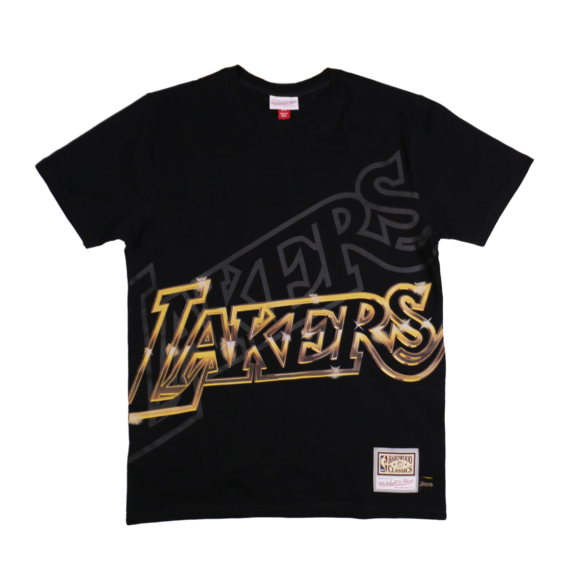 copy of Lakers Big Logo Black Tee
