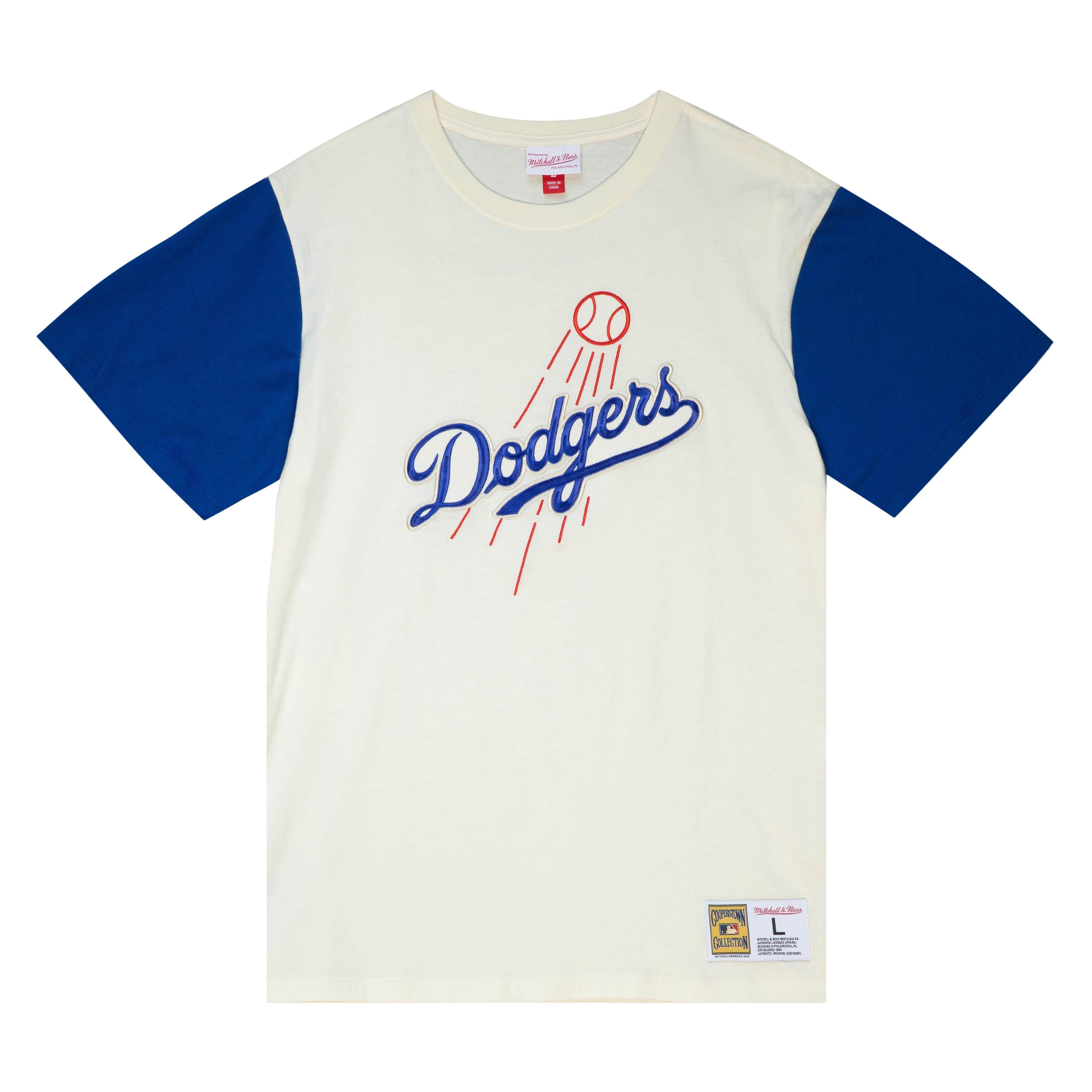 Mitchell & Ness x MLB LA Dodgers Blue T-Shirt